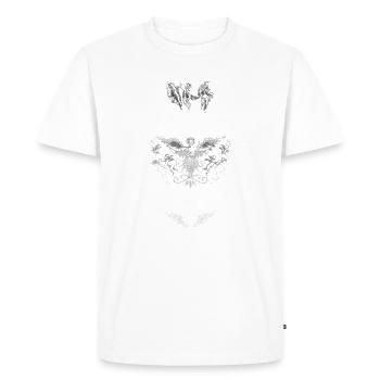 Anges déployés - T-shirt Premium bio Homme - blanc - Devant - Nico (187cm)