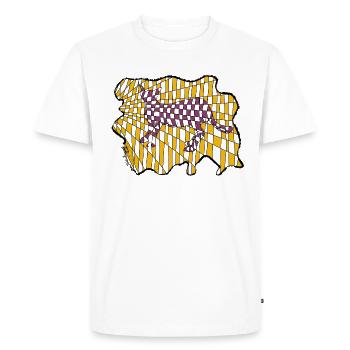 Chat - T-shirt Premium bio Homme - blanc - Devant - Nico (187cm)