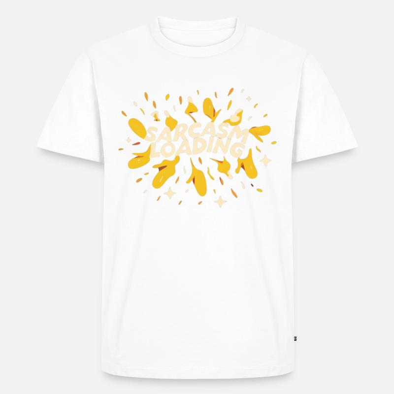 Sarkasmus lädt - Männer Premium Bio T-Shirt - undefined