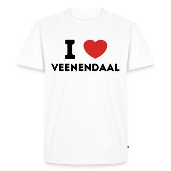 J’aime Veenendaal Pays-Bas - T-shirt Premium bio Homme - blanc - Devant - Nico (187cm)