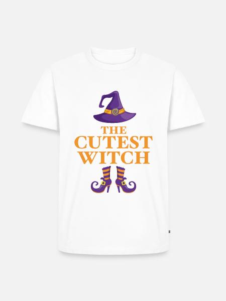 The Cutest Witch - Men's Premium Organic T-Shirt - white