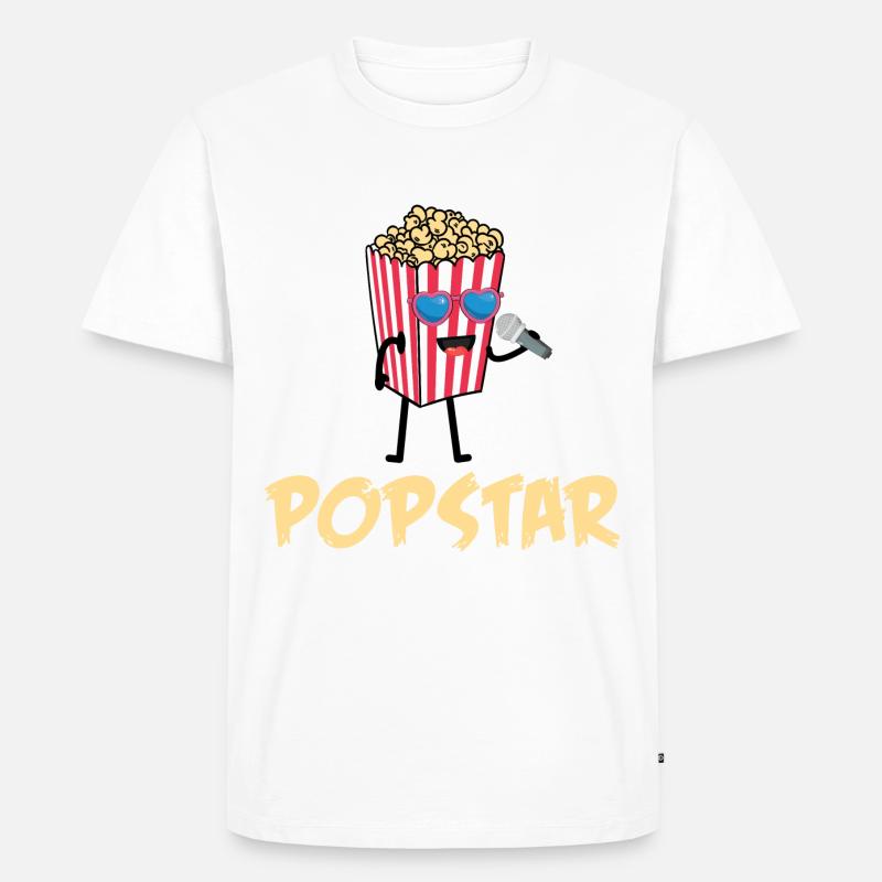 Popcorn - Männer Premium Bio T-Shirt - undefined