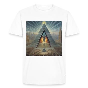 Assimilate - Men's Premium Organic T-Shirt - white - Front - Nico (187cm)