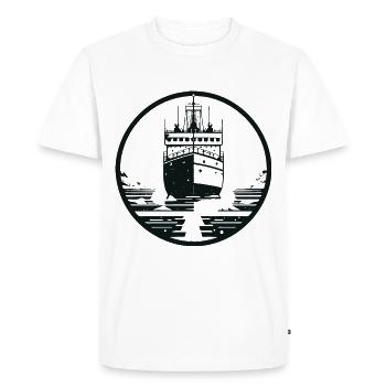 Conception d’un brise-glace pour l’Arctic et le Polar Fan - T-shirt Premium bio Homme - blanc - Devant - Nico (187cm)