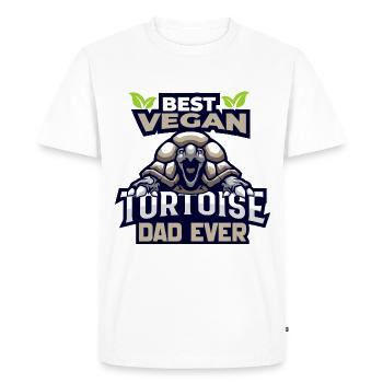 Tortoise - Men's Premium Organic T-Shirt - white - Front - Nico (187cm)