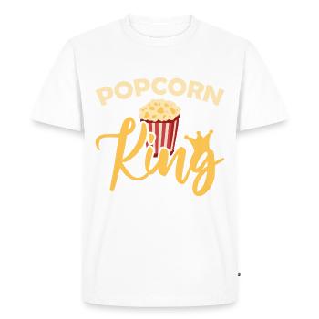Popcorn - T-shirt Premium bio Homme - blanc - Devant - Nico (187cm)