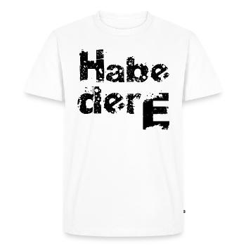 Habedere j'ai l'honneur Bavière Bavaroise - T-shirt Premium bio Homme - blanc - Devant - Nico (187cm)