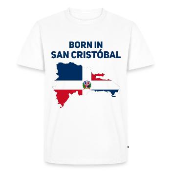 San Cristobal - T-shirt Premium bio Homme - blanc - Devant - Nico (187cm)