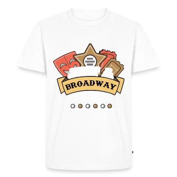 Théâtre - T-shirt Premium bio Homme - blanc - Devant - Nico (187cm)