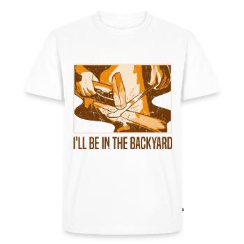 Blacksmith Gifts | Craft Goldsmith Forging - Men's Premium Organic T-Shirt - white - Front - Nico (187cm)