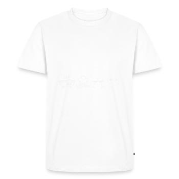 50th Birthday Pampering Advice - Men's Premium Organic T-Shirt - white - Front - Nico (187cm)