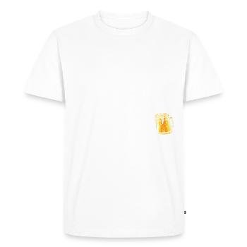 Camping Camping Campsite Camping - Men's Premium Organic T-Shirt - white - Front - Nico (187cm)