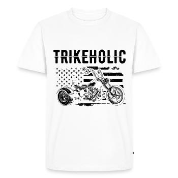 Trike - Men's Premium Organic T-Shirt - white - Front - Nico (187cm)