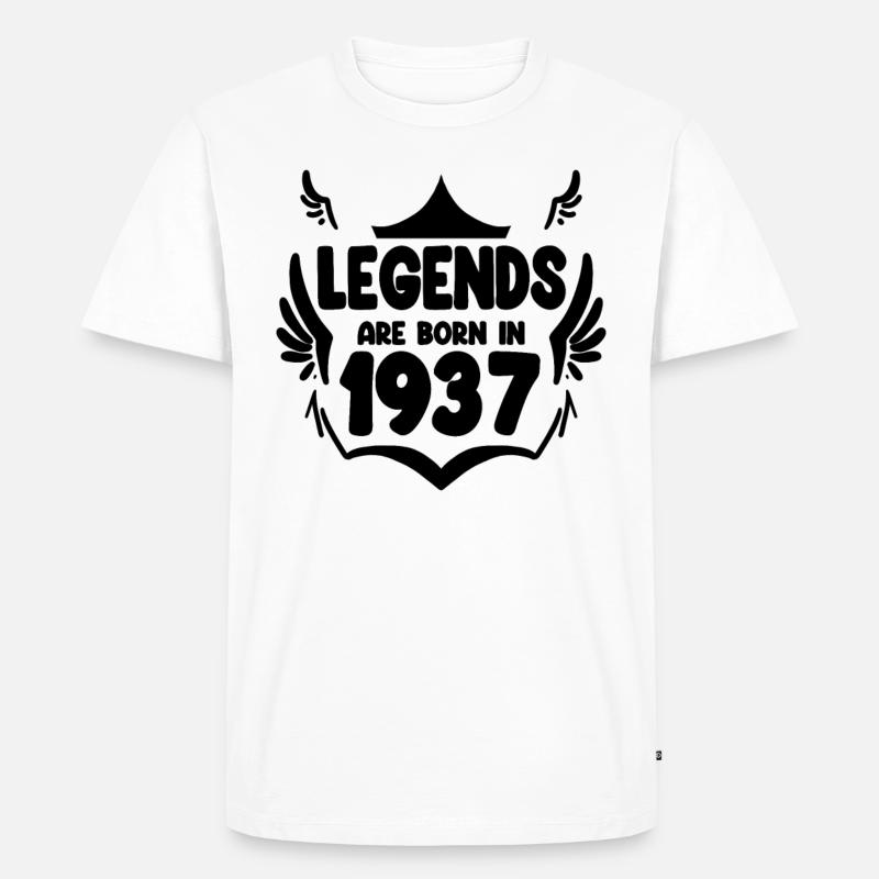 1937 - Männer Premium Bio T-Shirt - Weiß