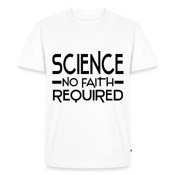 Athéisme - T-shirt Premium bio Homme - blanc - Devant - Nico (187cm)