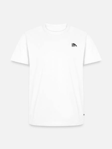 Minimalistic Stripes Black - Männer Premium Bio T-Shirt - Weiß