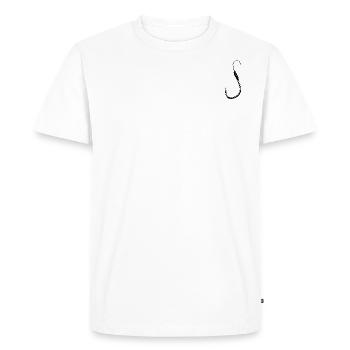 Hameçons - T-shirt Premium bio Homme - blanc - Devant - Nico (187cm)
