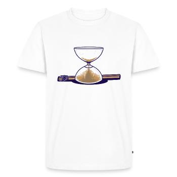 Time games - T-shirt Premium bio Homme - blanc - Devant - Nico (187cm)
