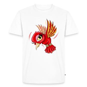Cloudman bird - Men's Premium Organic T-Shirt - white - Front - Nico (187cm)