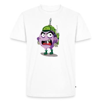 bacteria 1 - Men's Premium Organic T-Shirt - white - Front - Nico (187cm)