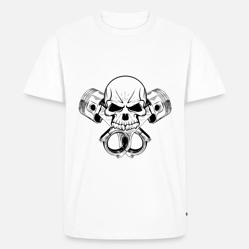 Ich bin ein Motorradfahrer. - Männer Premium Bio T-Shirt - undefined