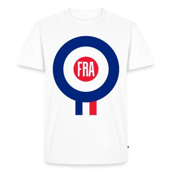 France - Men's Premium Organic T-Shirt - white - Front - Nico (187cm)