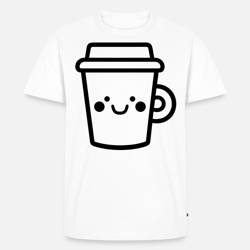 Mug de café - T-shirt Premium bio Homme - blanc