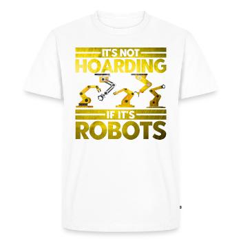 Robotics Robotics Engineer Robot Gift - Men's Premium Organic T-Shirt - white - Front - Nico (187cm)