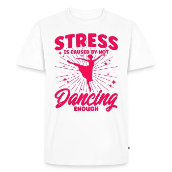 Ballerine Ballet Danse Ballet Danse Cadeau - T-shirt Premium bio Homme - blanc - Devant - Nico (187cm)
