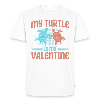 Sea turtles Sea turtles Turtles - Men's Premium Organic T-Shirt - white - Front - Nico (187cm)