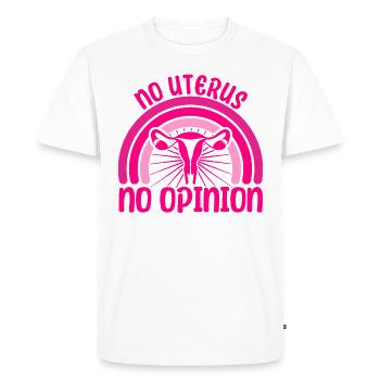 Droits des femmes Autonomisation féministe - T-shirt Premium bio Homme - blanc - Devant - Nico (187cm)