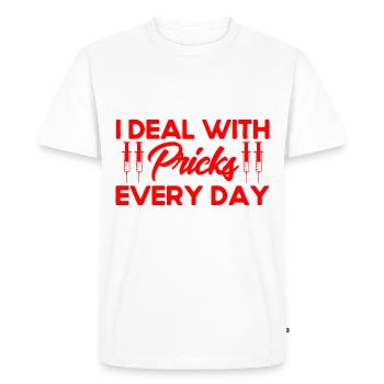 Phlebotomist Phlebotomy Phlebotomist Tech Geschen - Men's Premium Organic T-Shirt - white - Front - Nico (187cm)