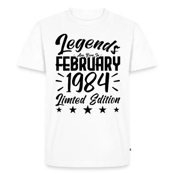 1984 birth. Birthday gift. - Men's Premium Organic T-Shirt - white - Front - Nico (187cm)