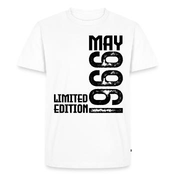 Gift May 1966. Anniversary May 1966. May 1966. - Men's Premium Organic T-Shirt - white - Front - Nico (187cm)