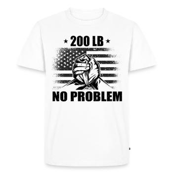 Armwrestler USA Flag Handwrestling - Men's Premium Organic T-Shirt - white - Front - Nico (187cm)
