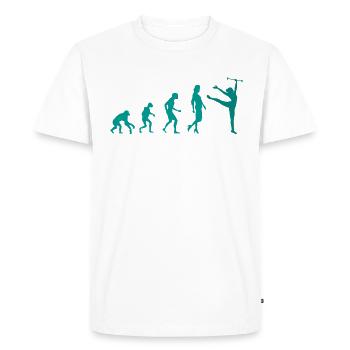 Gymnastics Evolution Dance Gymnastics - Men's Premium Organic T-Shirt - white - Front - Nico (187cm)