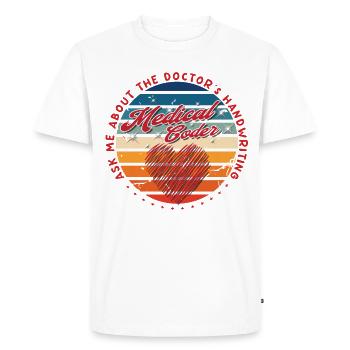 Medical Assistant - Medical Coder - Men's Premium Organic T-Shirt - white - Front - Nico (187cm)