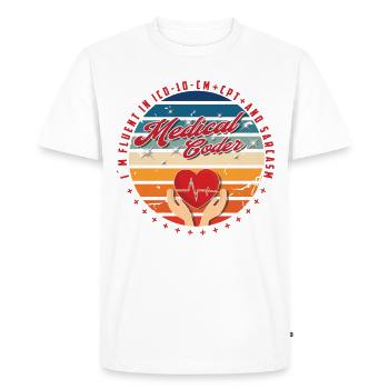 Medical Assistant - Medical Coder - Men's Premium Organic T-Shirt - white - Front - Nico (187cm)