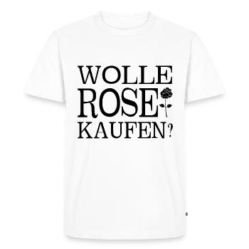 Acheter rose - T-shirt Premium bio Homme - blanc - Devant - Nico (187cm)