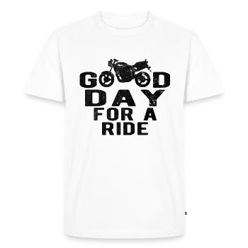 Naked Bike Ride - T-shirt Premium bio Homme - blanc - Devant - Nico (187cm)