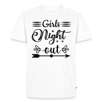 Soirée entre filles pour les filles Partytime Party Girls - T-shirt Premium bio Homme - blanc - Devant - Nico (187cm)