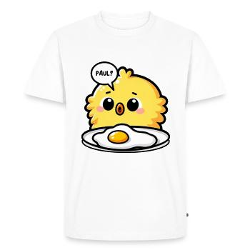Eggs Fried Egg Easter Meme - Men's Premium Organic T-Shirt - white - Front - Nico (187cm)