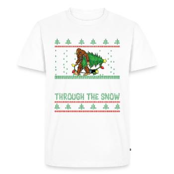 Ice Hockey Outfit Hockey Game - Men's Premium Organic T-Shirt - white - Front - Nico (187cm)