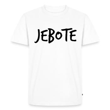 Jebote - T-shirt Premium bio Homme - blanc - Devant - Nico (187cm)