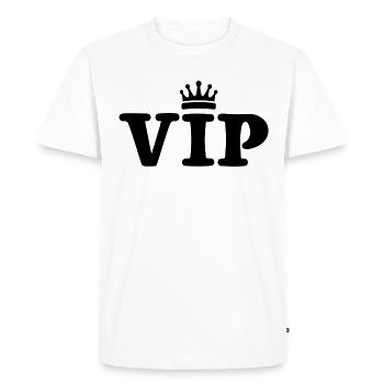 VIP - T-shirt Premium bio Homme - blanc - Devant - Nico (187cm)