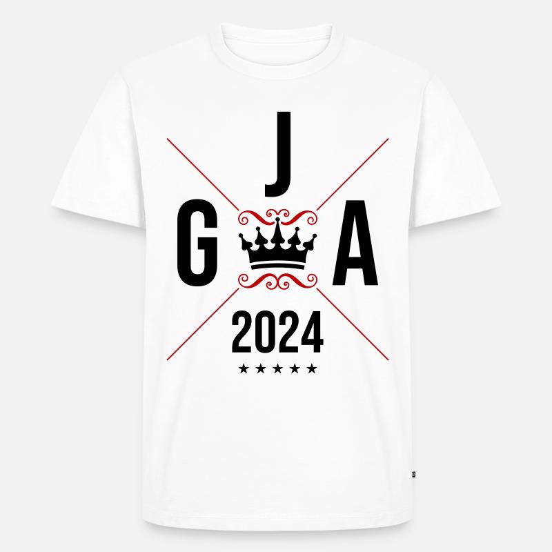 Jga 2024 Junggesellenabschied - Männer Premium Bio T-Shirt - Weiß