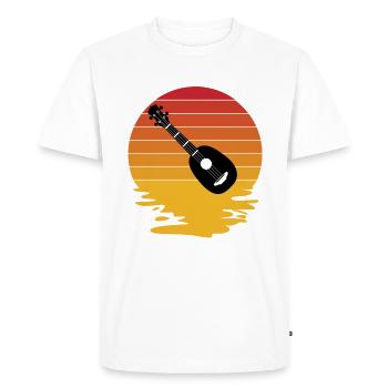 Ukulélé Hawaii Uke Guitare Musique Hawaiian Gift - T-shirt Premium bio Homme - blanc - Devant - Nico (187cm)