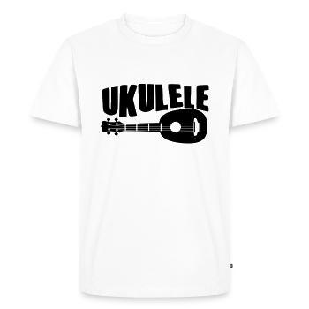 Ukulélé Hawaii Uke Guitare Musique Hawaiian Gift - T-shirt Premium bio Homme - blanc - Devant - Nico (187cm)