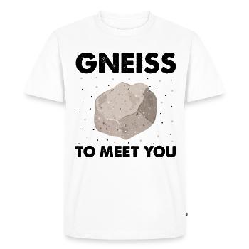 Collecteurs minéraux et ventilateur de minéraux de minerais - T-shirt Premium bio Homme - blanc - Devant - Nico (187cm)