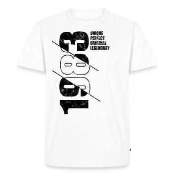 Legendary Original - Born 1983 Birthday - Men's Premium Organic T-Shirt - white - Front - Nico (187cm)